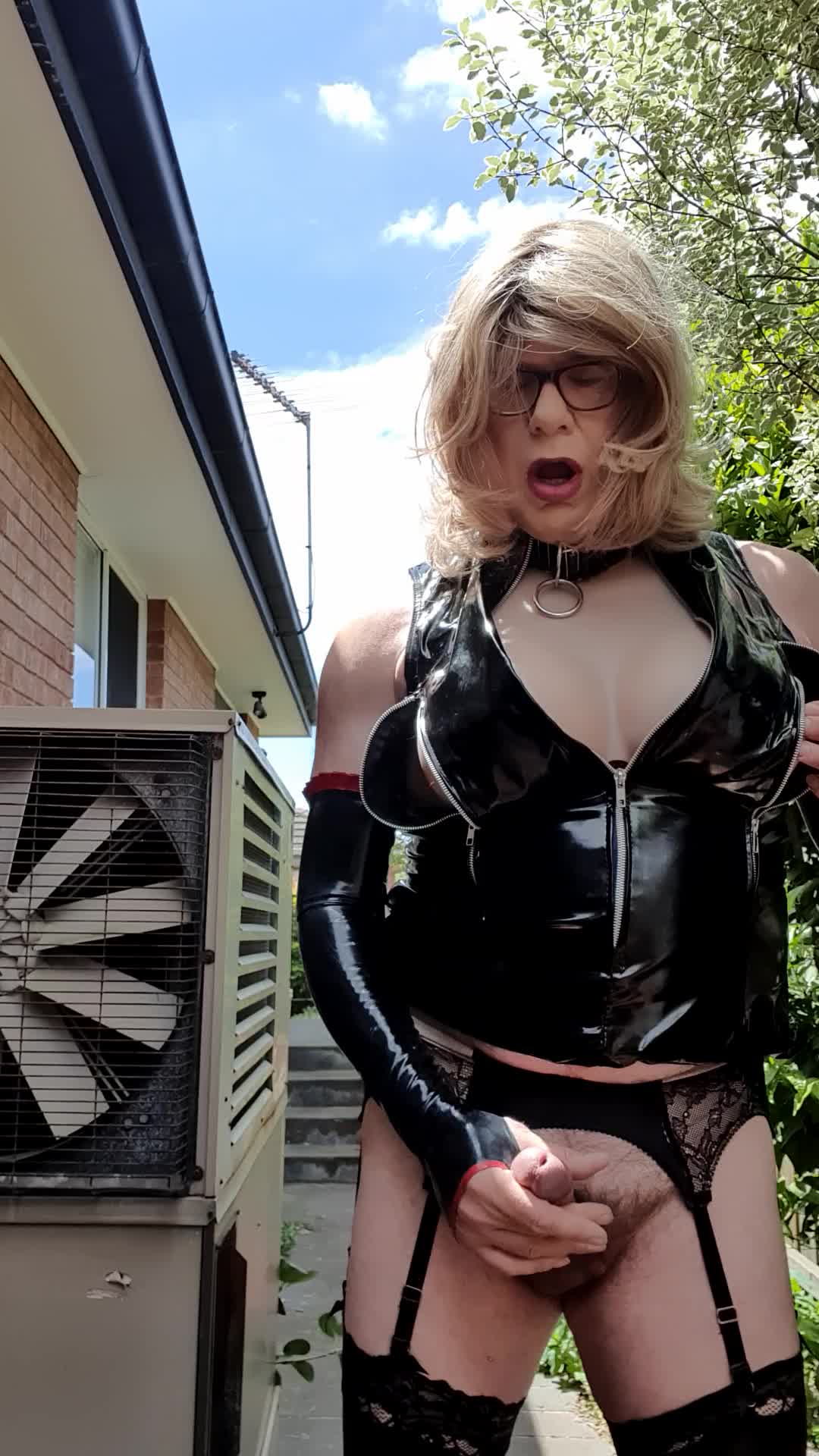 Rachel's 3-Zip PVC Top