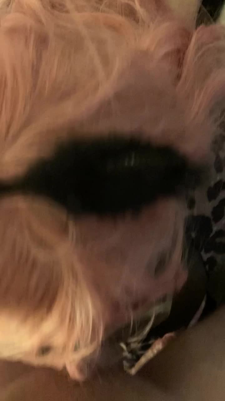 Sweet sissy face fucked